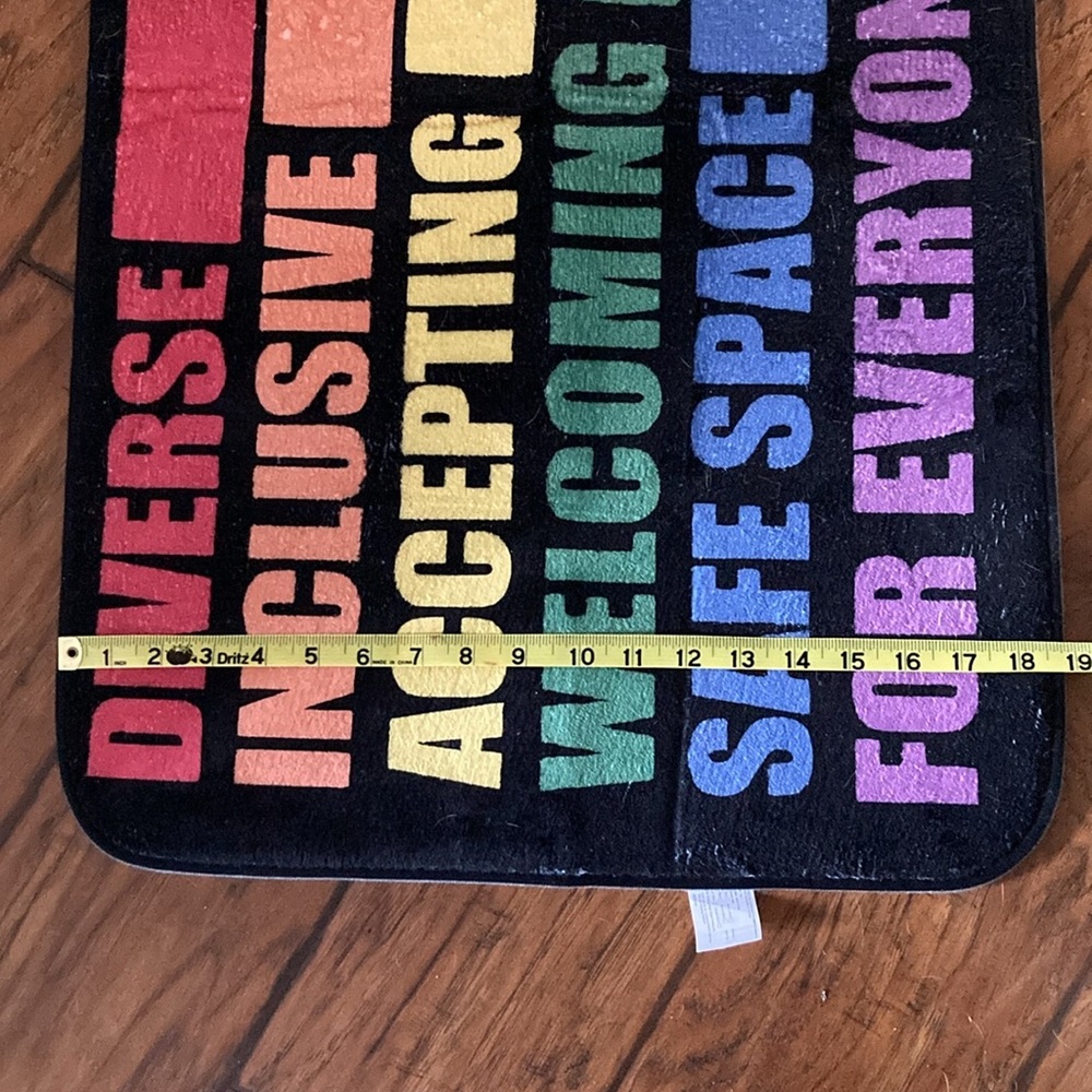 Colorful Inclusive Welcome Door Mat - Picture 2 of 7